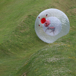 Zorbing in Scotland